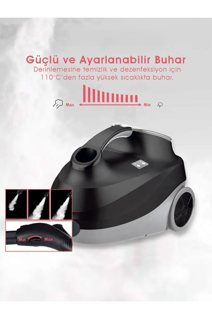 Pirantech CB-107C Çok Fonksiyonlu Buharlı Temizleyici